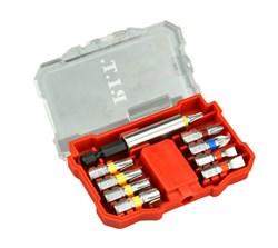 Набор бит P.I.T. ASET04-0010 (10шт, биты 25мм (9 шт.), держатель бит) 10035 - фото 101557