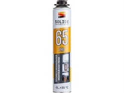 Пена монтажная профессиональная всесезонная SOLIDE Foam Pro 65 (750мл) 10242 - фото 104501