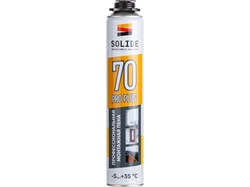 Пена монтажная профессиональная всесезонная SOLIDE Foam Pro Plus 70 (750мл) 10243 - фото 104503
