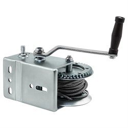 Лебедка шестеренчатая, тяга 0.8 т, тросовая Matrix 10440