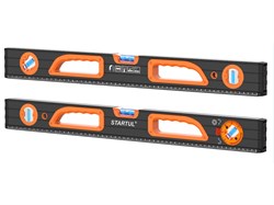 Уровень 800мм магнитный STARTUL PROFI (ST2560-080M) (угл 90° 180° 45°, фрезерованная поверность, 1 поворотный глазок, линейка на корпусе) 10660