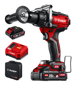 Бесщеточная дрель-шуруповерт, 2 АКБ LMS (2 Ач), в сумке ДБ-165-22 серия «МАСТЕР» 10735