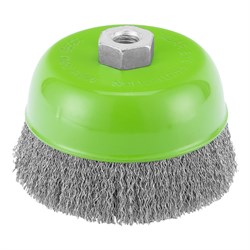 Щетка для УШМ, 125 мм, М14, "чашка", витая проволока Сибртех 10825