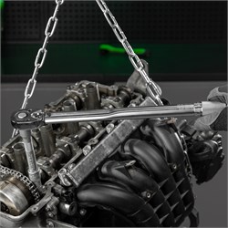 Ключ динамометрический, 28-210 Нм, 1/2, CrV, хромированный, быстрый сброс Stels 11293