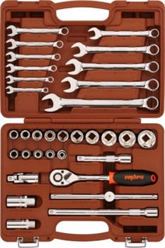 Набор инструмента универсальный 1/2"DR, 33 предмета Ombra OMT33S 11767