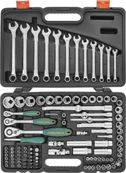 Набор инструмента универсальный 1/4", 3/8", 1/2"DR Super Tech, 111 предметов Jonnesway S68H5234111S 11778