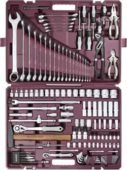 Набор инструмента универсальный 1/4", 1/2"DR, 128 предметов Thorvik TS128 11792