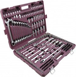 Набор инструмента универсальный 1/4", 3/8", 1/2"DR, 217 предметов Thorvik TS217 11798