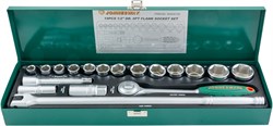 Набор головок торцевых 1/2"DR, 11-32 мм, 19 предметов Jonnesway S04H419S 12383