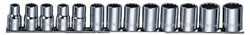 Набор головок торцевых 12-гранных MAXI-DRIVE 1/2"DR на держателе, SAE 3/8--1-1/8", 13 предметов Jonnesway S05H4213S 12387