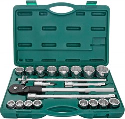 Набор головок торцевых дюймовых 3/4"DR, SAE 7/8"--2", 22 предмета Jonnesway S04H6622S 12390