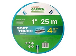Шланг поливочный 1" 25м STARTUL GARDEN SOFT TOUCH (ST6040-1-25) (4 слоя) 12427