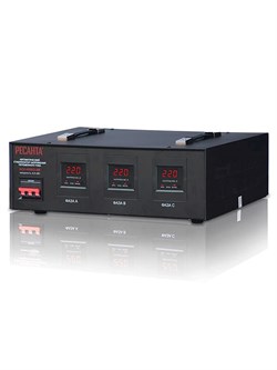 Стабилизатор Ресанта трехфазный АСН-4500/3-ЭМ 2204 - фото 6127