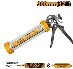 Пистолет для герметика закрытый INGCO HCG0112 INDUSTRIAL 305 мм 6800 - фото 62211