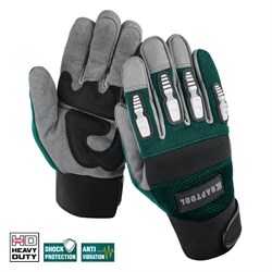 KRAFTOOL Extrem, XL (10), профессиональные комбинированные перчатки, антивибрационные, противоударные (11287-XL) 7068 - фото 64255