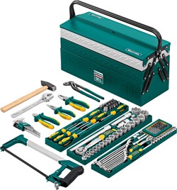 KRAFTOOL GRAND-131, 131 предм., (1/2″+1/4″), универсальный набор инструмента (27978-H131) 7091 - фото 64406