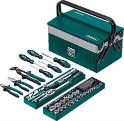 KRAFTOOL GRAND-99, 99 предм., (1/2″+1/4″), Универсальный набор инструмента (27978-H99) 7096 - фото 64501
