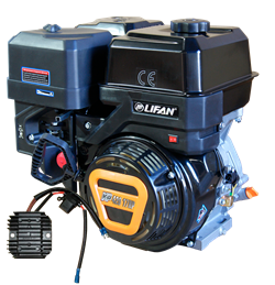 Двигатель Lifan 190F-T (KP420) | 17 л.с. | шкив 25 мм. 7566 - фото 68472