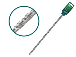 Сверло SDS-plus S4 ВОЛАТ бур по бетону 10х260х310 мм бур 7932 - фото 73169