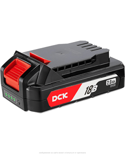 Аккумуляторная батарея DCK FFBL2020, 18В*2 А/ч 8262 - фото 78902