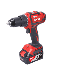 Дрель-шуруповерт аккум бесщеточная DCK KDJZ04-13 18В, 60Нм, 2*4А/ч кейс 8268 - фото 78914