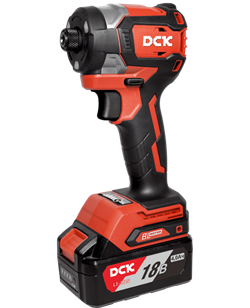 Дрель-шуруповерт аккум DCK KDPL208EM 2*4А/ч, HEX-impact, 208нм, 3 скорости, подсветка 8282 - фото 78942