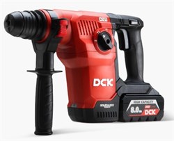 Перфоратор аккумуляторный бесщеточный DCK KRH20V-28, 18В, 3,6Дж, 2*6А/ч 8300 - фото 78987
