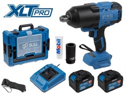 Аккум. ударный гайковерт BULL SC 1810 Xcase, XLTpro, БЕСЩЕТ., 18 В, 1500 Н*м, 3/4", 2х6 А*ч, з/у 6 А (Масса: 3,92 кг;) 6319 - фото 88708