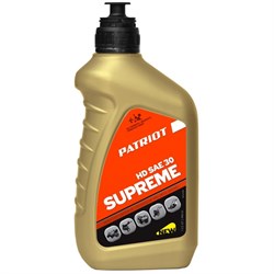 Масло Patriot SUPREME HD SAE 30 4Т  0.6л - фото 9261