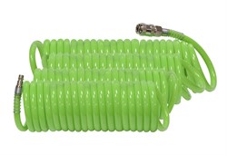 Шланг пневматический с фитингами рапид, 8х12мм*20м, 10bar, полиуретан 9782