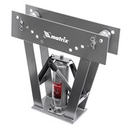 Трубогиб гидравлический, 1/2-3", 15 т, в комплекте с башмаками Matrix 9977