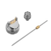 Комплект Matrix 57386 для краскораспылителя Matrix 57319 включает в себя 3 предмета: сопло диаметром 2 мм, иглу и форсунку. Их можно использовать для ремонта инструмента или расширения его функциональных возможностей.  Преимущества Все предметы изготовлен 9993
