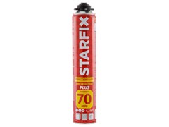 Пена монтажная профессиональная всесезонная STARFIX Foam Pro Plus 70 (890мл) (Выход пены до 70 литров) 10237