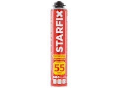 Пена монтажная профессиональная всесезонная STARFIX Gunfoam (750мл) (Выход пены до 55 литров) 10238