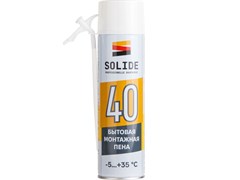 Пена монтажная бытовая всесезонная SOLIDE Foam 40 (500мл) 10240