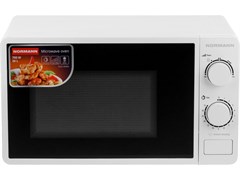 Печь микроволновая NORMANN AMW-920 (СВЧ; соло; 700 Вт; 20 л; мех. управл.) 10424