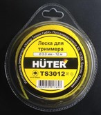 Леска для триммера Huter 3.0mm 12m