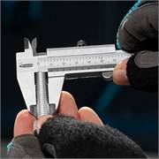Штангенциркуль, 150 мм, 0.02 мм, нержавеющая сталь, с глубиномером Gross 10613