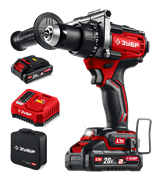 Бесщеточная дрель-шуруповерт, 2 АКБ LMS (2 Ач), в сумке ДБ-165-22 серия «МАСТЕР» 10735