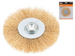 Щетка дисковая гофр.125мм/M14 GEPARD (GP0892-100) (плоская, для УШМ, в блистере) 11206