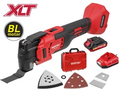 Аккум. многофункциональный инструмент (реноватор) WORTEX CSM 3018 в кор. ALL1 XLT + аксесс. SET (4 град., 10500-19000 кол/мин) 11496