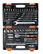 Набор инструментов АВТО, 1/2" , 1/4" , CrV, в кейсе 82 предм Вихрь 11674