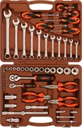 Набор инструмента универсальный 1/4", 1/2"DR, 55 предметов Ombra OMT55S 11757