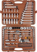 Специальный набор инструмента, торцевые головки 1/4", 3/8", 1/2"DR, 4-32 мм и SAE 5/32"--1-1/4", ударные торцевые головки 1/2"DR, 17-23 мм, 150 предметов Ombra 911150 11766