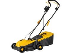 Газонокосилка электрическая MOLOT MLM 3211 (1050 Вт, шир. 32 см, выс. 25-65 мм, травосборник 25 л.) 12143
