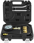 Компрессометр бензиновых двигателей в наборе с переходниками Thorvik CTK2 12280