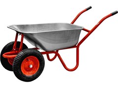 Тачка строительная HDC HD-W402 (120л, 400кг, 2 пневмоколеса 4.00-8) 12293