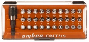 Набор вставок-бит, 31 предмет Ombra OMT31S 12322