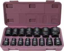 Набор головок торцевых ударных 1/2"DR, 10-32 мм, 15 предметов Thorvik S23S1115S 12360