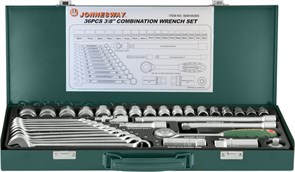 Набор головок торцевых 3/8"DR, 36 предметов Jonnesway S04H3536S 12379